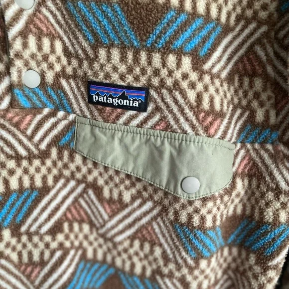 Patagonia Mens Synchilla Snap-T Fleece Pullover Cliffside Brown-Size XXS - Picture 3 of 8
